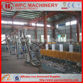 wood plastic composites WPC Granulating Extruder